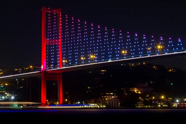 Pont du Bosphore depuis Istanbul, Turquie — Photo