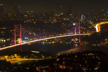 Çamlıca Tepesi'nden İstanbul Boğaziçi Köprüsü