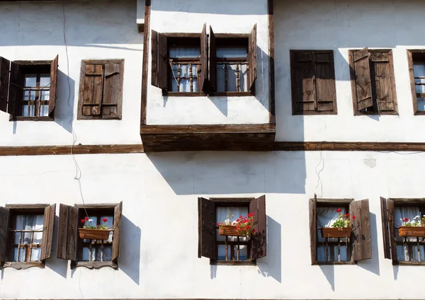 Een traditionele Ottomaanse huis van safranbolu, Turkije — Stockfoto