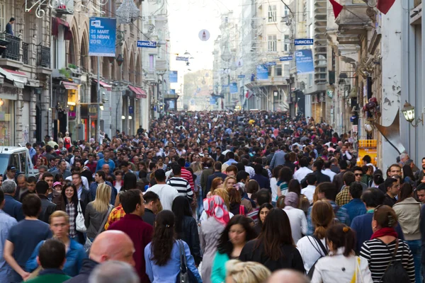 Taksim Istiklal-straat — Stockfoto