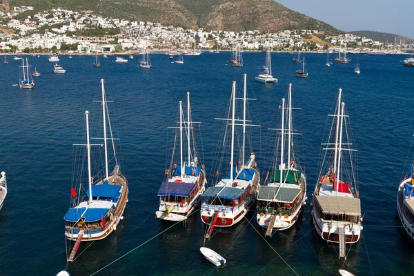 Bodrum şehir merkezine mugla, Türkiye Stok Resim