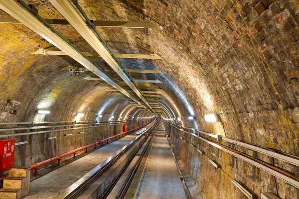 Old Tunnel Line from Karakoy to Istiklal Street, Istanbul — Stock Photo, Image