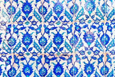 el yapımı Türk mavi çini