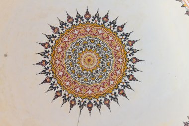 selimiye Camii avlusu, edirne üzerinden bir kubbe iç görünüm, 