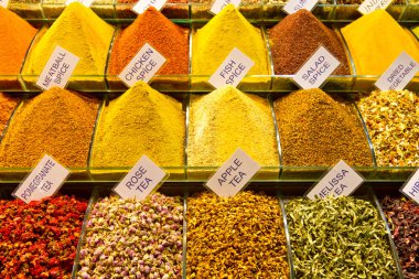 çaylar ve baharat Çarşısı içinde