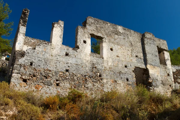 Ερειπωμένη οικία από kayakoy, Φετιγιέ — Φωτογραφία Αρχείου