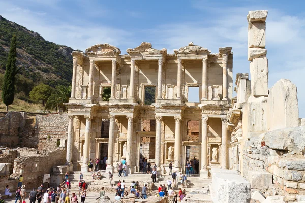 Biblioteca de Celso em Éfeso, Turquia — Fotografia de Stock