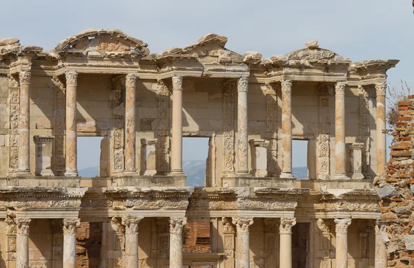 Bibliothèque de Celsus à Ephèse, Turquie Photo De Stock