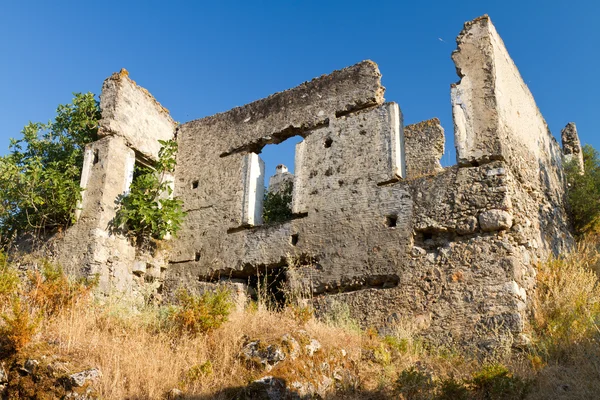 Casa en ruinas de Kayakoy, Fethiye — Foto de Stock