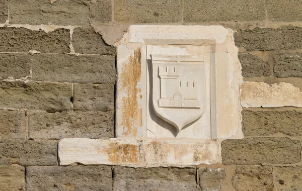 Simbolo nel Castello di Bodrum da Mugla, Turchia — Foto Stock