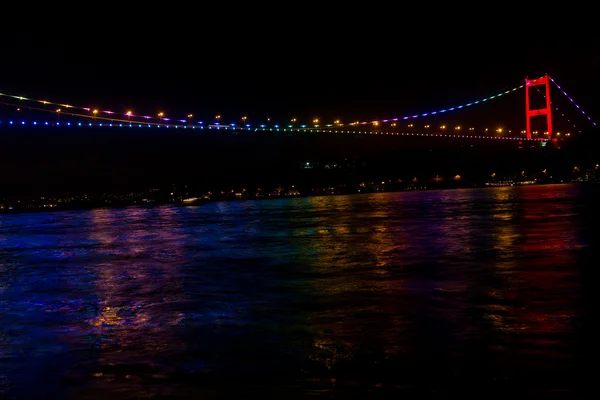 Fatih Sultan Mehmet Bridge, Istanbul, Turkey — Stock Photo, Image