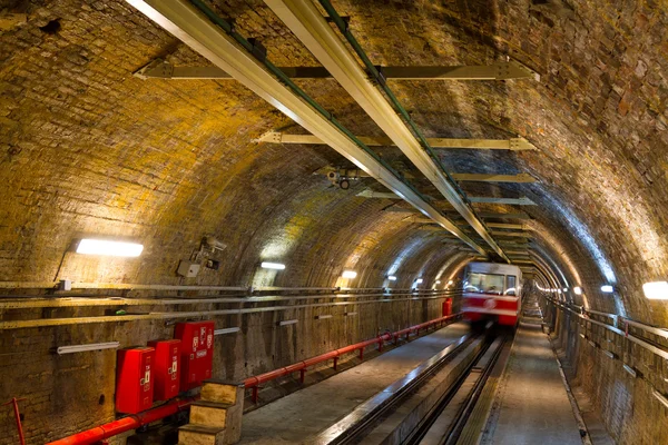Old Tunnel Line from Karakoy to Istiklal Street, Istanbul — Stock Photo, Image