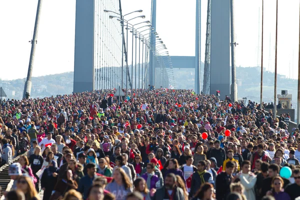 35th Istanbul Eurasia Marathon — Stock Photo, Image