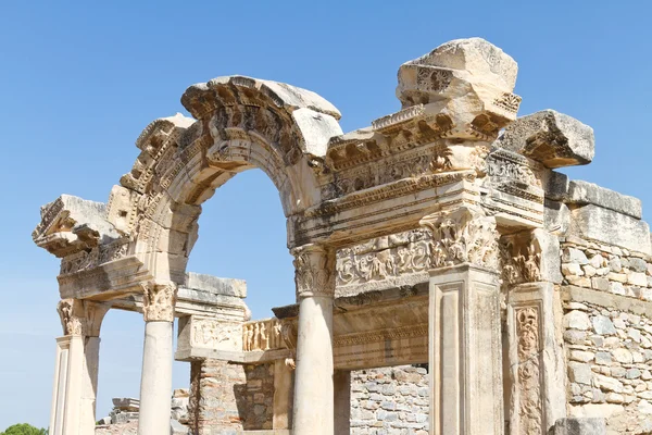 Hadrian Tapınağı Efes, Türkiye'de — Stok fotoğraf