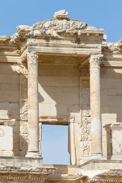 Bibliotheek van celsus in Efeze, Turkije Stockfoto