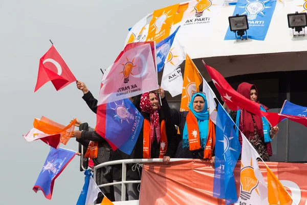 Місцеві вибори в турецьких 2014 — стокове фото