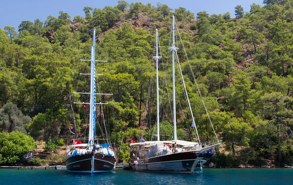 Barcos à vela — Fotografia de Stock