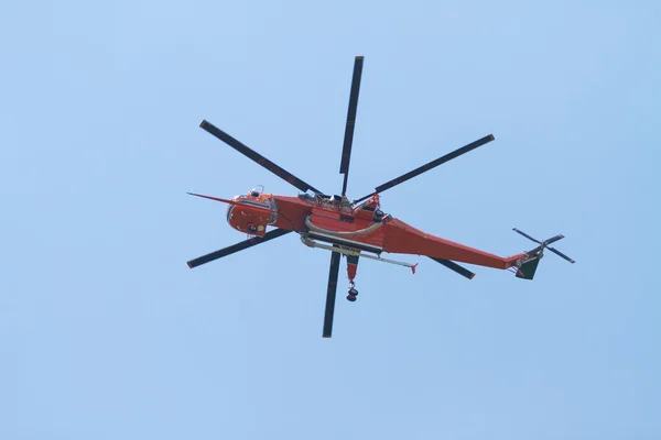 Brand helikopter — Stockfoto