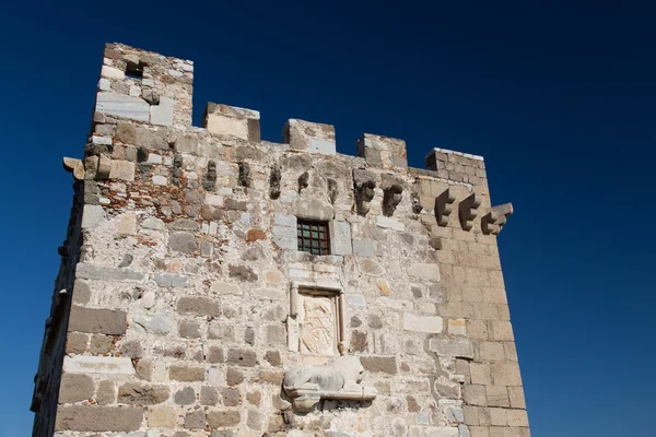 Menara Bodrum Castle di Aegean Turkey — Stok Foto