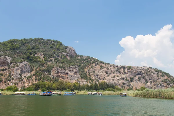 Boat tours in Dalyan — Stock Photo, Image