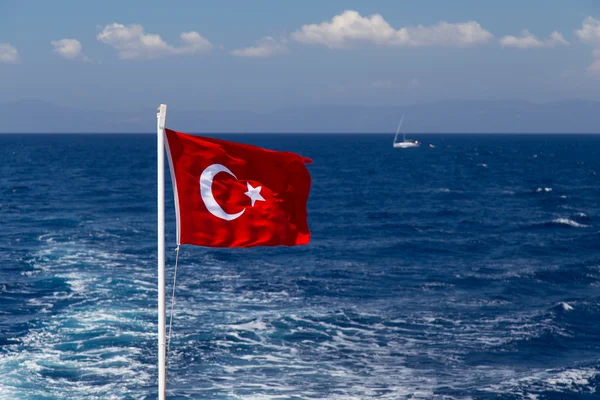 Turkish flag — Stock Photo, Image
