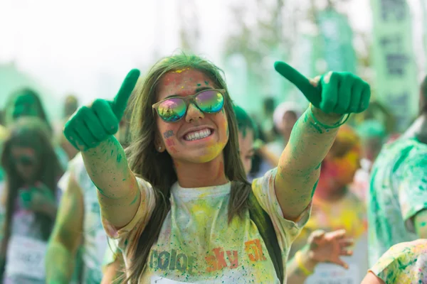 Färg himlen 5k — Stockfoto