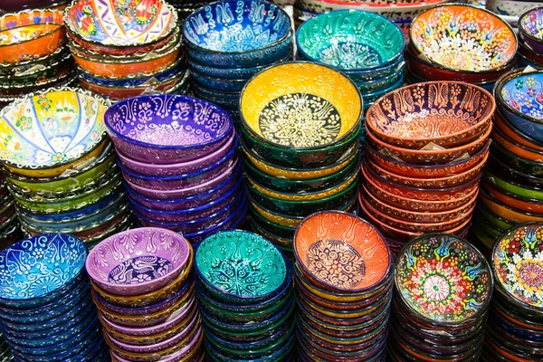 Turkish Ceramic Plates — Stock Photo, Image