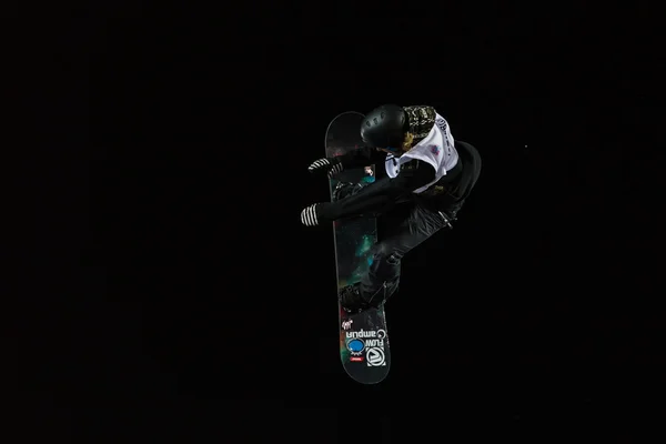 Copa do mundo FIS de Snowboard Big Air — Fotografia de Stock