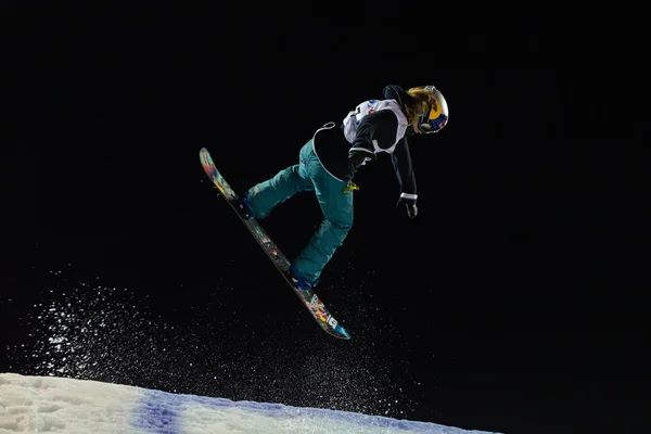 FIS Snowboard Big Air World Cup — Stock Photo, Image