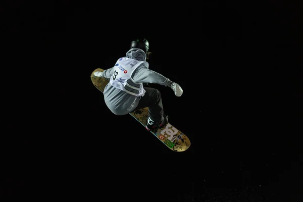 FIS Snowboard Big Air Copa del Mundo — Foto de Stock