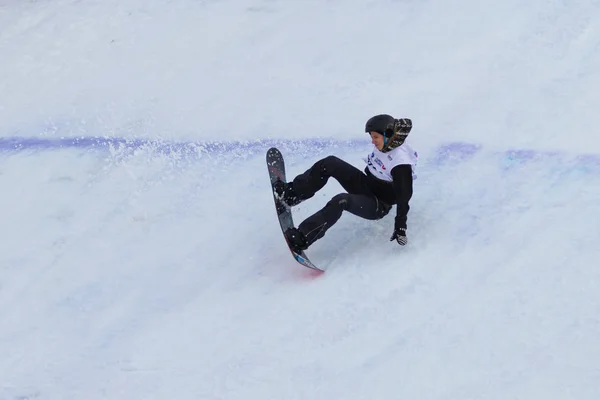 Copa do mundo FIS de Snowboard Big Air — Fotografia de Stock