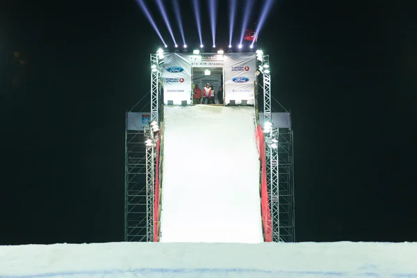 Copa do mundo FIS de Snowboard Big Air — Fotografia de Stock