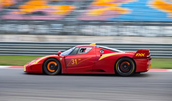 Ferrari dias de corrida — Fotografia de Stock