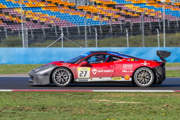 Ferrari dias de corrida — Fotografia de Stock