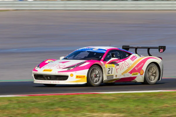 Ferrari dias de corrida — Fotografia de Stock