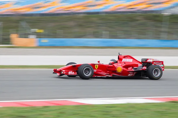 Ferrari dias de corrida — Fotografia de Stock