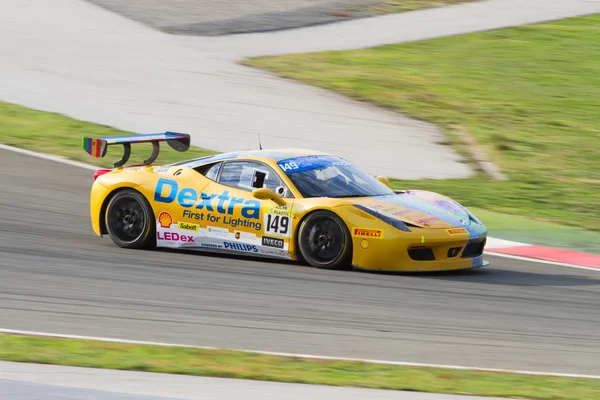 Ferrari dias de corrida — Fotografia de Stock