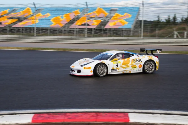 Ferrari dias de corrida — Fotografia de Stock