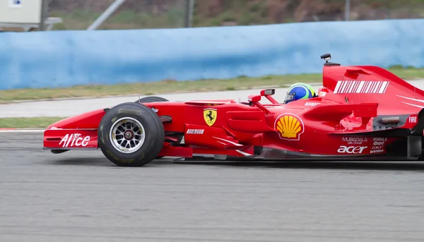 Ferrari dias de corrida — Fotografia de Stock