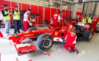 Ferrari yarış gün