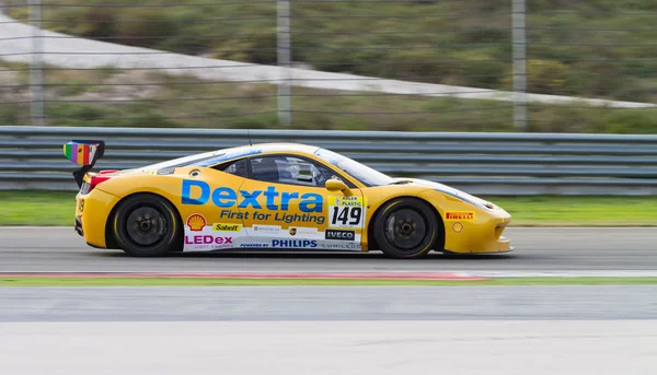 Ferrari dias de corrida — Fotografia de Stock