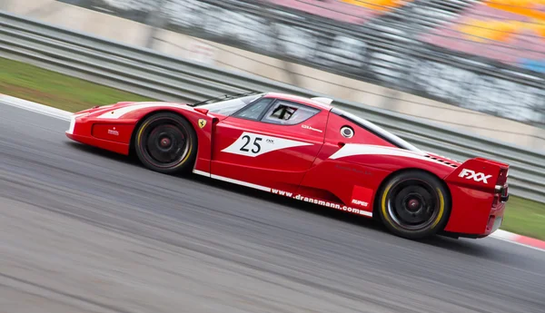 Ferrari dias de corrida — Fotografia de Stock