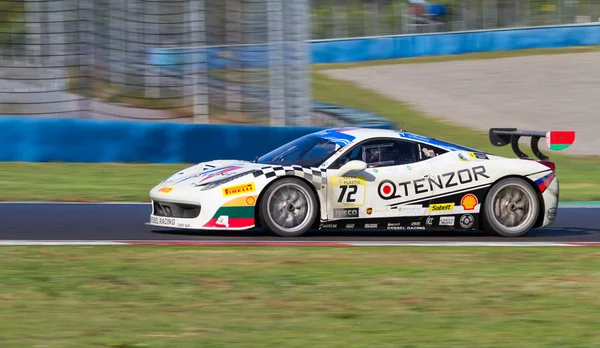 Ferrari dias de corrida — Fotografia de Stock