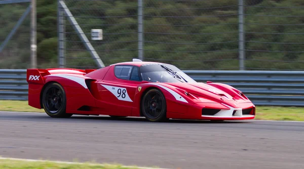 Ferrari dias de corrida — Fotografia de Stock