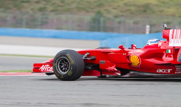 Ferrari dias de corrida — Fotografia de Stock