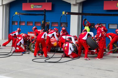 Ferrari yarış gün