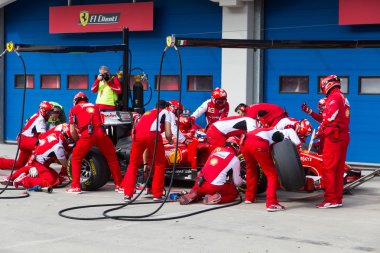 Ferrari yarış gün