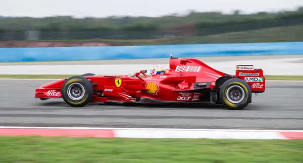 Ferrari dias de corrida — Fotografia de Stock