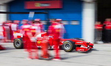 Ferrari yarış gün