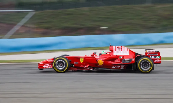 Ferrari dias de corrida — Fotografia de Stock